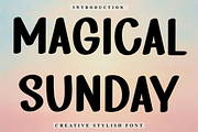 Magical Sunday, a Script Font by InermediaSTUDIO (Thumbnail 1 of 8)