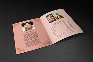 Funeral Program Template-V383