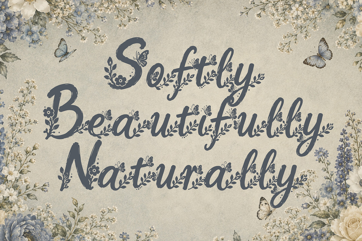 Aerisfly - Butterflies & Floral, a Script Font by HypeWorksCo (Photo 9 of 17)