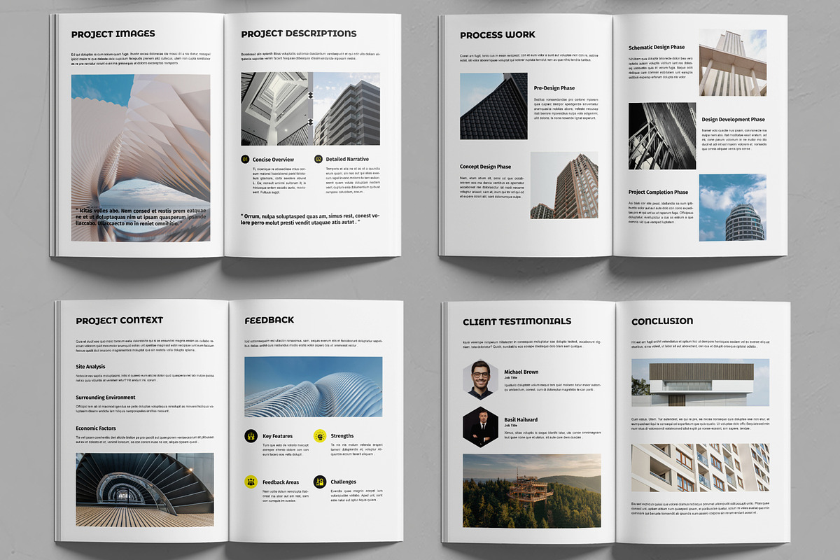 Architecture Portfolio Design, a Magazine Template by MightyDesign (Photo 2 of 6)