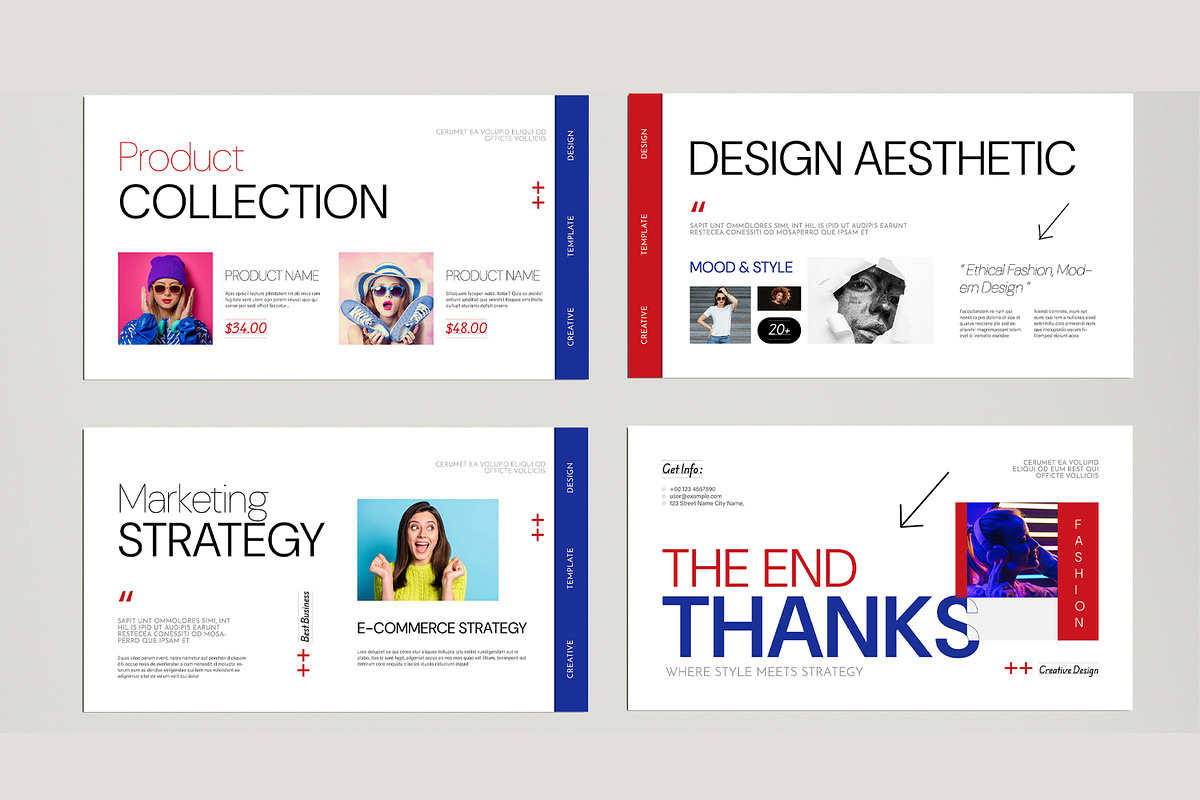 Fashion Pitch Deck Presentation, a Presentation Template by MightyDesign (Photo 4 of 7)