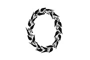 Floral Oval Wreath SVG Bundle, an Illustration by yasushie (Thumbnail 23 of 31)
