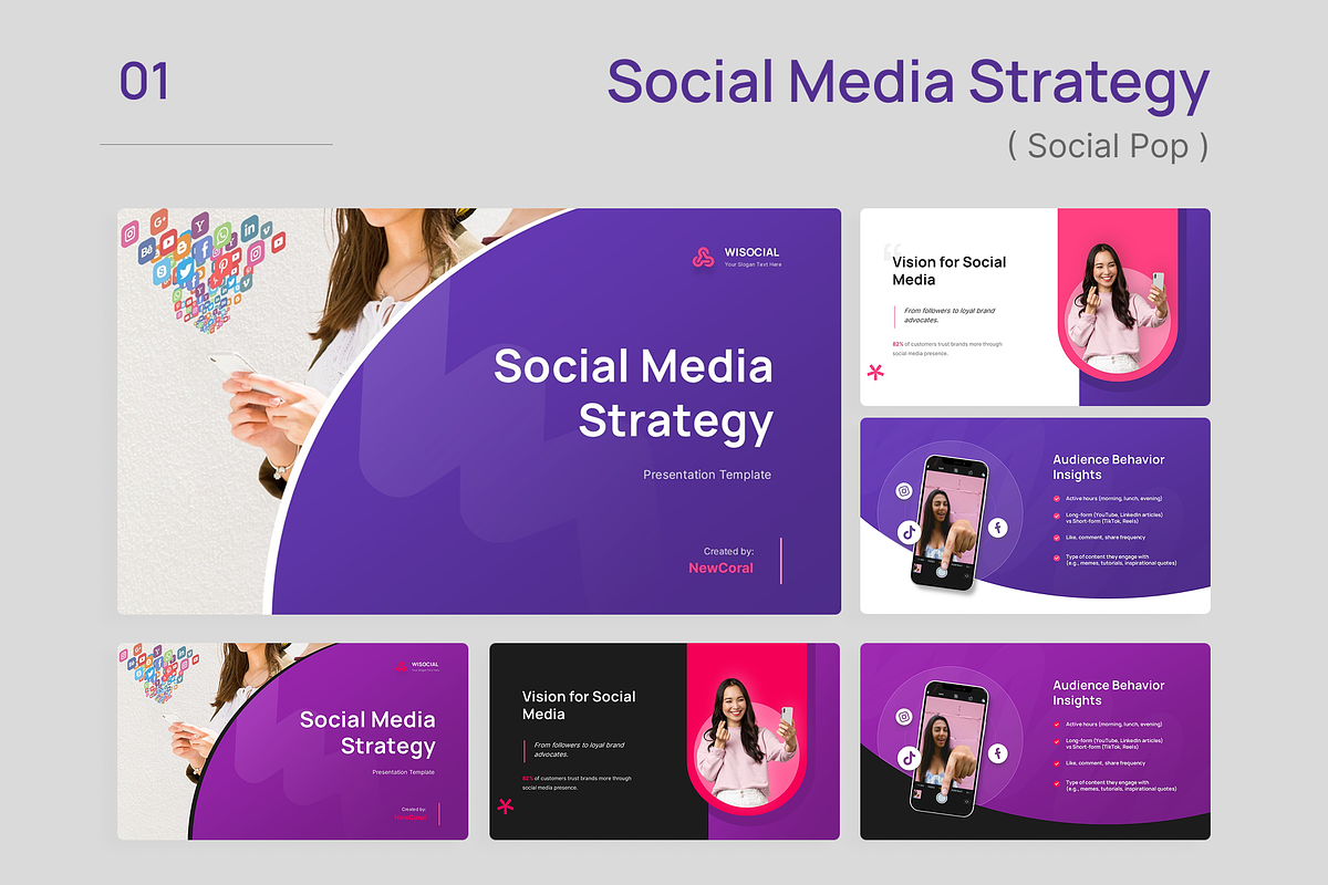 Creative Google Slides Bundle, a Presentation Template by New Coral Design (Photo 3 of 18)