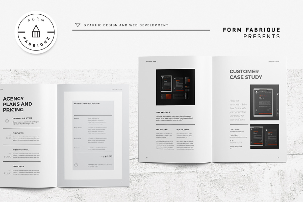 Proposal, a Brochure Template by Form Fabrique (Photo 9 of 13)