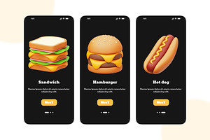 Fast Food 3D Icons