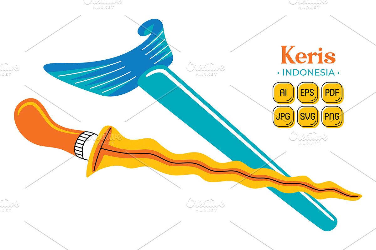 Indonesia Vector Pack #01, an Object Graphic by MEDZ (Photo 3 of 7)