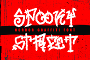Spooky Street Horror Graffiti Font, a Font by PutraCetol Studio (Thumbnail 1 of 5)