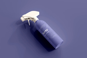 Spray Bottle Mockups