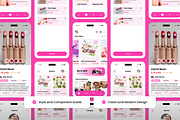Glamify - Cosmetic Design Template, an App Template by productype1 (Thumbnail 3 of 5)