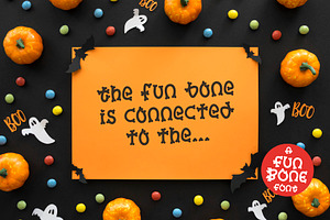 FUN BONE FONT A Halloween Font