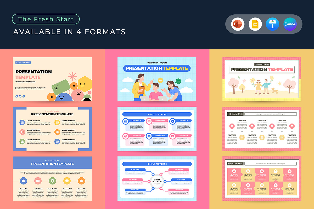 The Fresh Start: Class Report Bundle, a Presentation Template by CreativeUP (Photo 2 of 6)