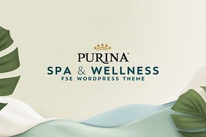 Purina Spa & Wellness FSE WordPres