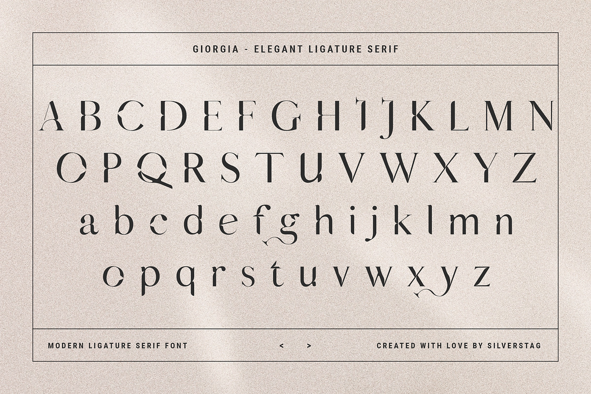 Giorgia - Elegant Ligature Serif, a Serif Font by SilverStag Type Foundry (Photo 13 of 15)