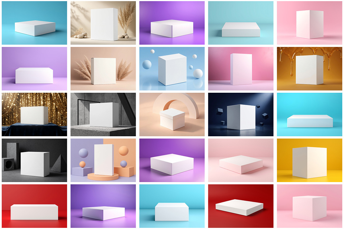 Box Mockup, a Packaging Mockup by Forhadx5 (Photo 7 of 13)