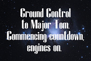 Orbiter - Display Font, a Font by Bouchard Designs (Thumbnail 7 of 7)