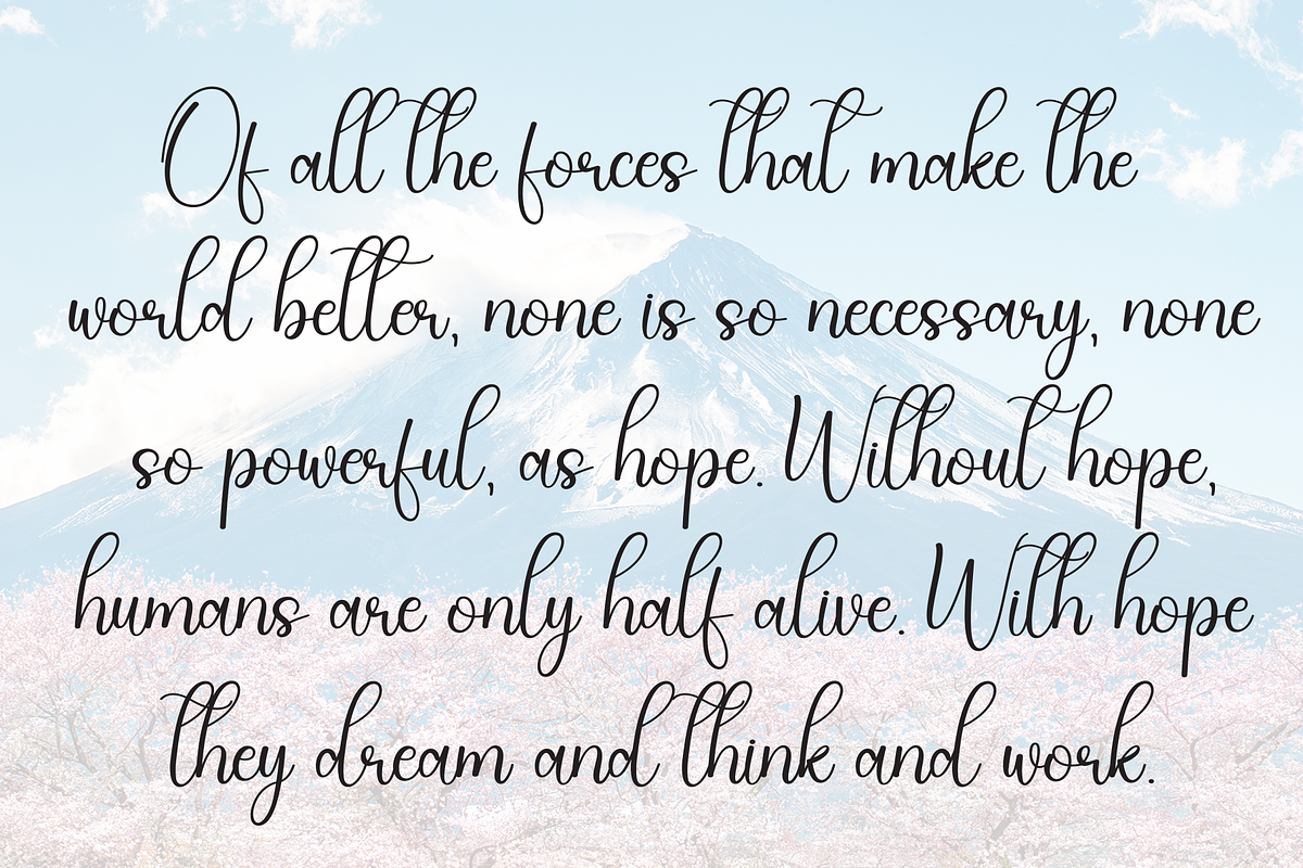 Reading | Script Font, a Handwritten Font by Scratchones (Photo 6 of 9)