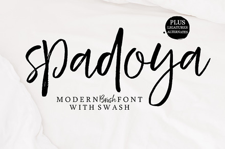 Spadoya, a Script Font by Youngtype.Std