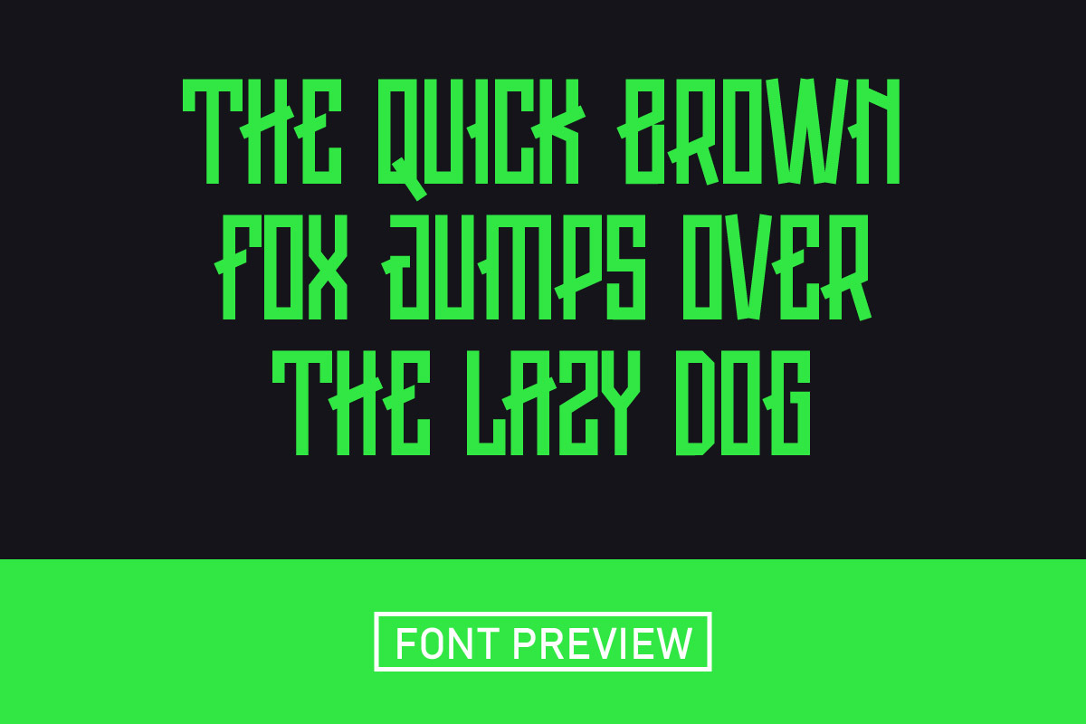Regarding Esports Display Font, a Blackletter Font by IHDSTD (Photo 3 of 6)