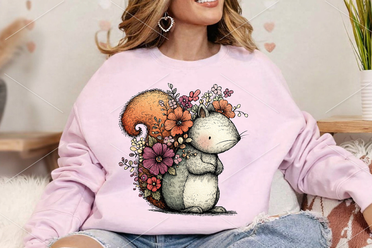 Whimsical Spring Animal Clipart PNG, an Illustration by Canvas Craft (Photo 4 of 7)