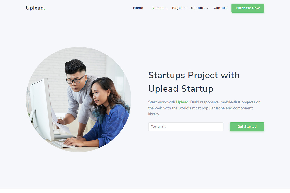 Uplead - Bootstrap Landing Template, a Bootstrap Template by shreethemes (Photo 6 of 8)