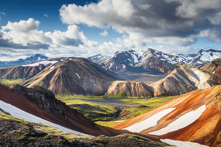 Majestic mountain landscape, a Photo by Beautiful things
