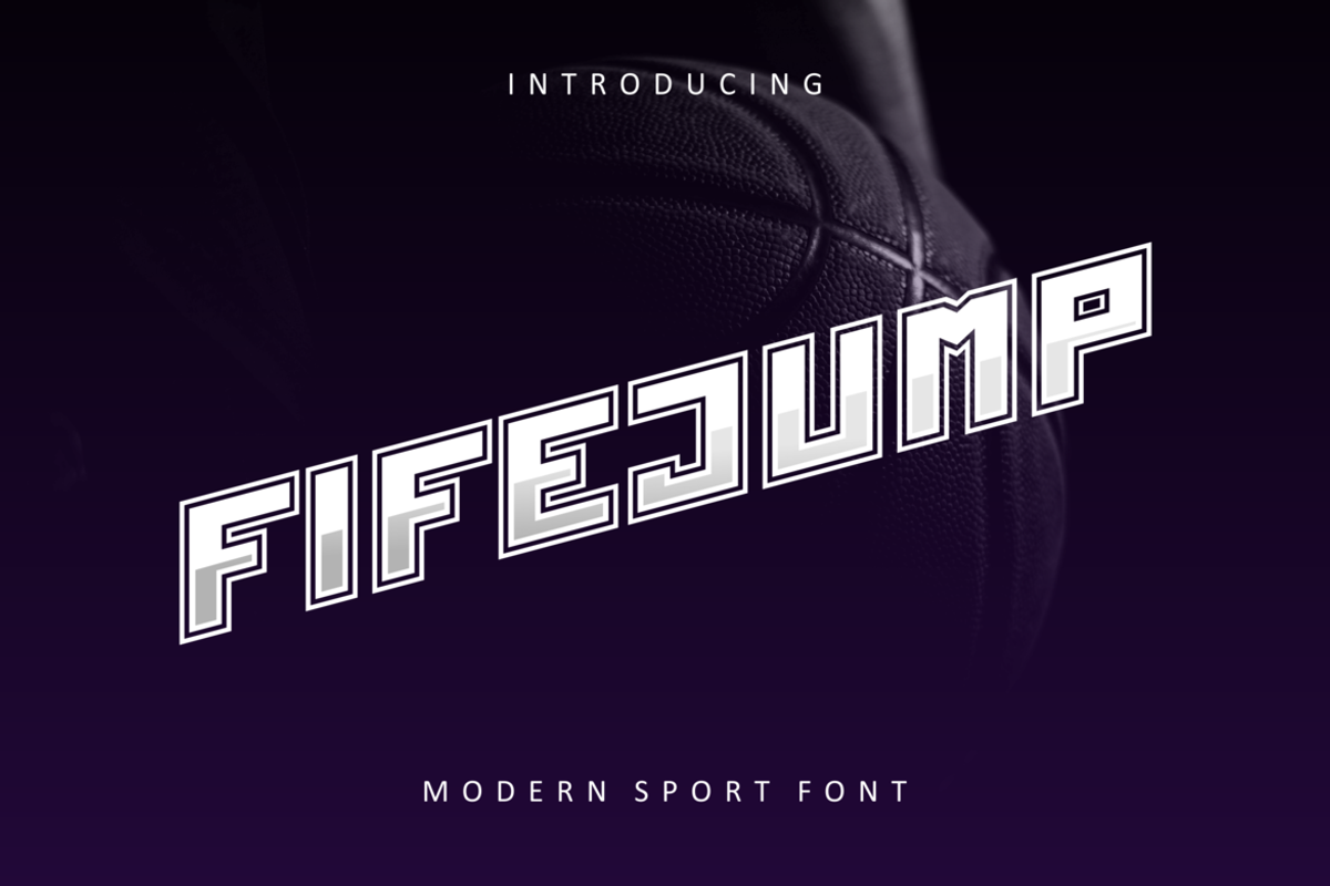 Fivejump, a Sans Serif Font by albert_kalingga (Photo 1 of 3)