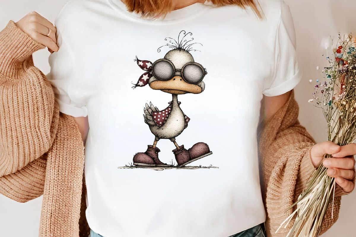 Whimsical Geese Clipart Bundle, an Illustration by Canvas Craft (Photo 6 of 7)