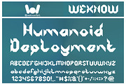 Robotic System font, a Font by weknow (Thumbnail 4 of 8)