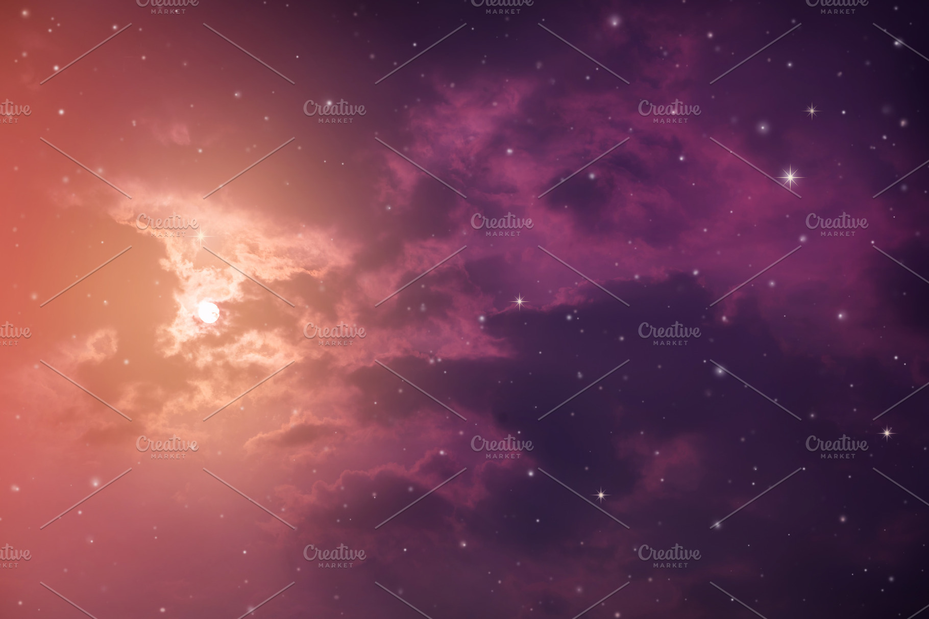 night sky with stars., a Nature Photo by Nednapa