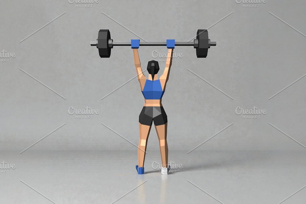 Fit girl - 3d papercraft, a Characters & Person 3D Model by PAPER amaze (Photo 5 of 6)