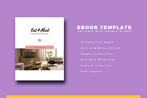 Recipe Book Template - Google Slide