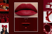 Bold Moody Red Aesthetic Stock Image, a Beauty & Fashion Photo by Make Stories Studio (Thumbnail 6 of 8)
