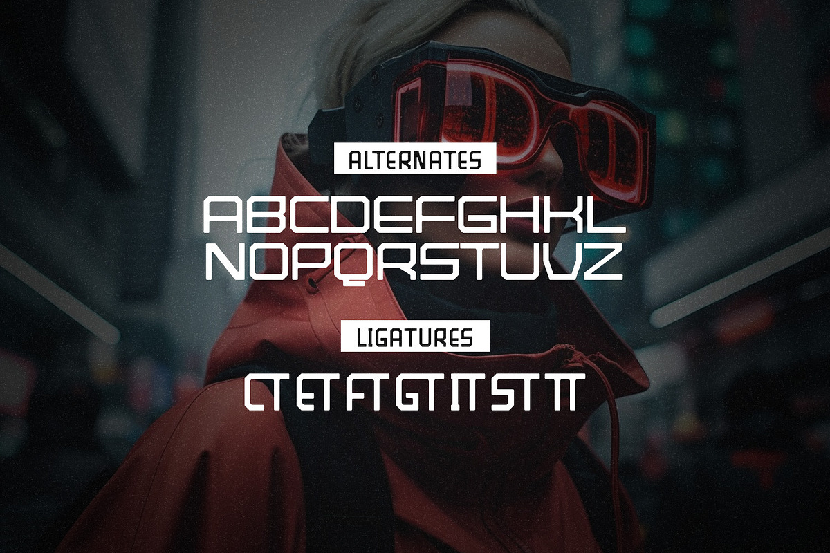 Thebond - Futuristic Display, a Font by Hasbi Creative (Photo 7 of 8)