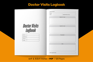 Doctor Visits Logbook KDP Interior