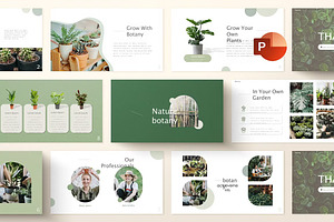 Nature Botany Powerpoint Template, a Presentation Template by GearShift