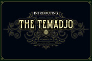 Temadjo, a Font by the-sastra (Thumbnail 1 of 4)