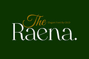 Raena – Elegant Font, a Serif Font by Craft Supply Co. (Thumbnail 1 of 8)