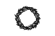 Floral Wreath Circle SVG Bundle, an Illustration by Creativeshirt (Thumbnail 46 of 51)