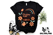 Teacher Boho Floral SVG PNG Bundle, an Illustration by Ya_ Design Store (Thumbnail 12 of 17)