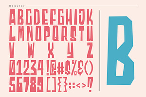 Blocky - 2 Styled Font