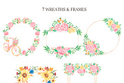 Watercolor Flower Shop Set, a Decorative Illustration by MayaNavits (Thumbnail 3 of 6)