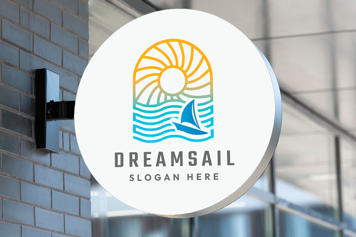 Dream Sail Boat Logo, a Branding & Logo Template by Design_Planet (Photo 2 of 4)