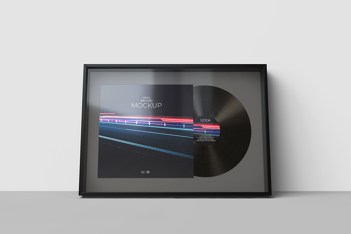 Framed Vinyl Mockup, a Packaging Mockup by KIPET (Photo 3 of 15)