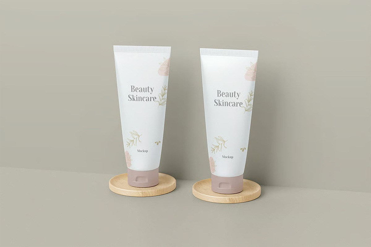 Cosmetic Tube Mockup, a Packaging Mockup by zpackcreative (Photo 4 of 5)