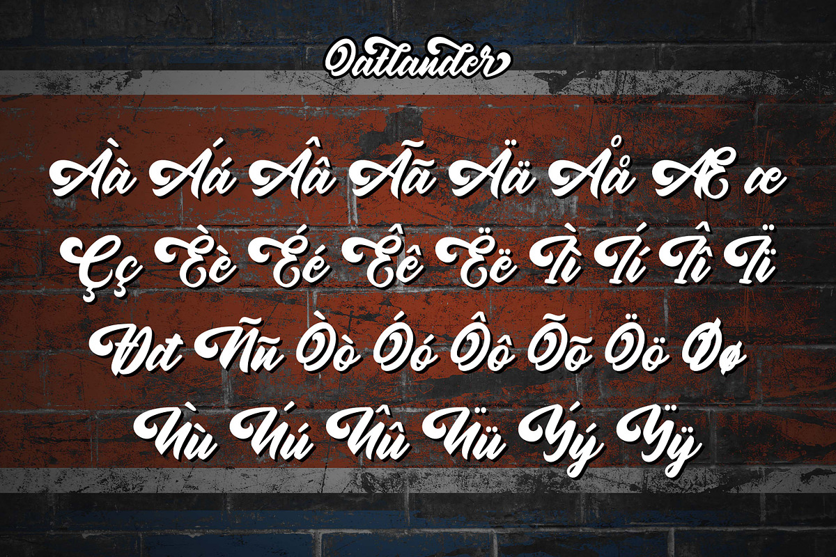 Oatlander - Authentic Bold Script, a Handwritten Font by Almarkhatype (Photo 10 of 12)