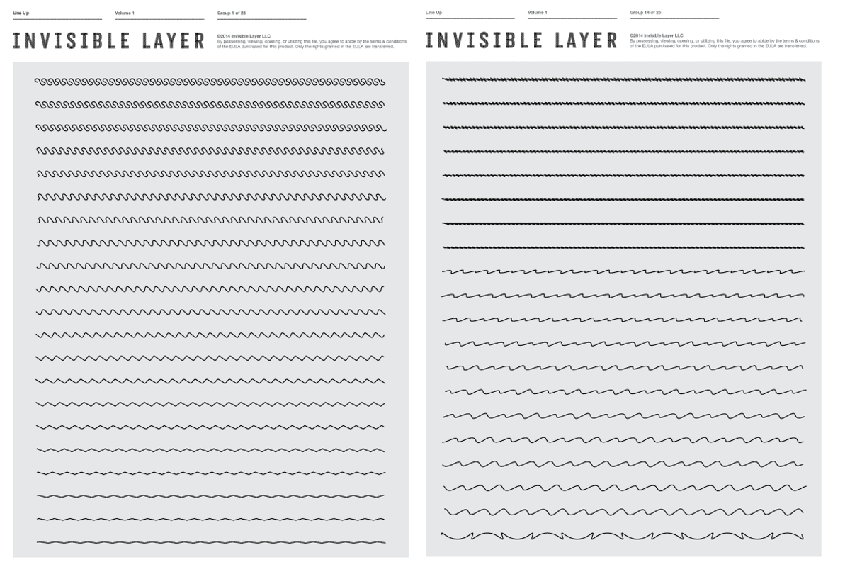 LineUp Vol 1 | 500 Decorative Lines preview 2