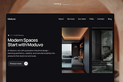 Moduvo - Interior Framer Template, a Landing Page Template by hupka.studio (Thumbnail 1 of 5)