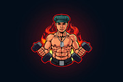 Fitness And Gym Logo, a Branding & Logo Template by Kongstones_std (Thumbnail 5 of 6)