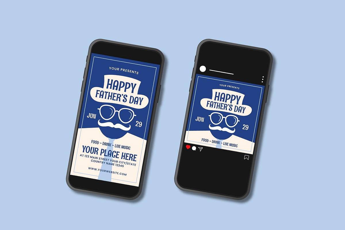 Happy Fathers Day Flyer Set, a Flyer Template by Patria Ari (P4tcreativa) (Photo 3 of 4)