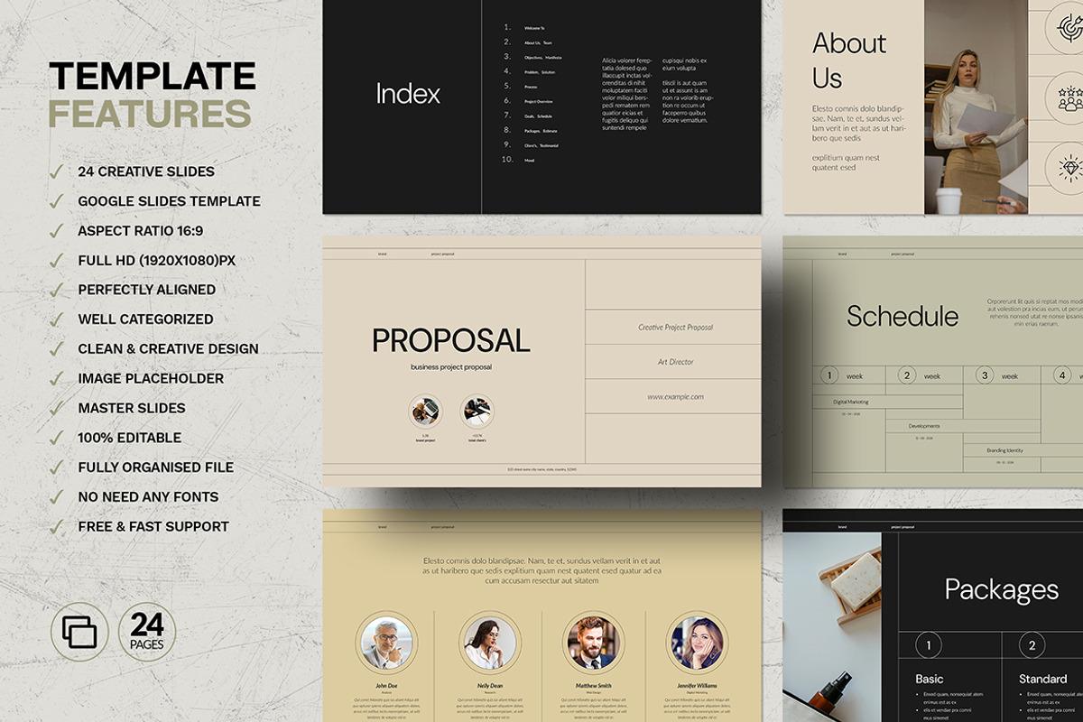 Business Proposal Google Slides preview 2